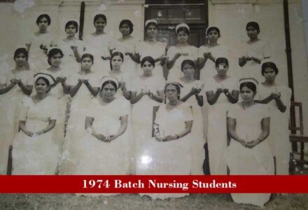 1974 Nursing Students from Mysore Nursing Colleges